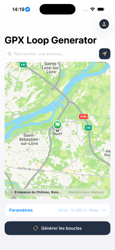 GPX Loop screenshot 1